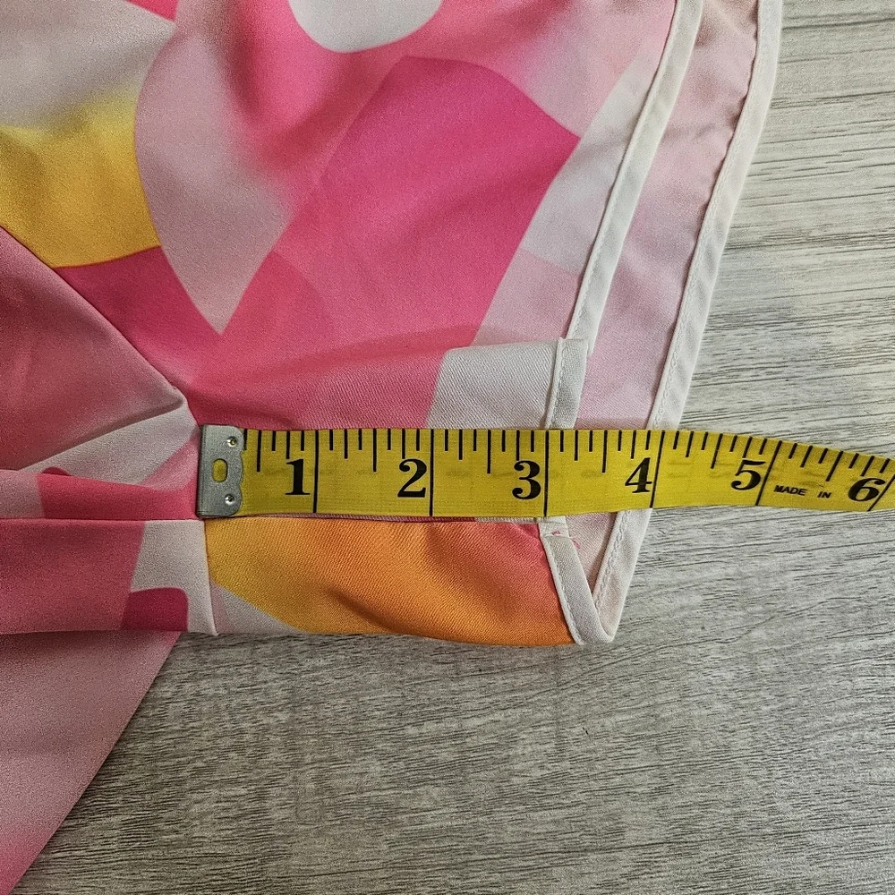 Justice Girls Board Swim Shorts Sport Camo XL 16/18 Pink Orange Lined